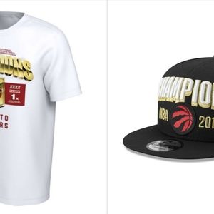 Bundle Toronto Raptors Championship Hat and Tshirt